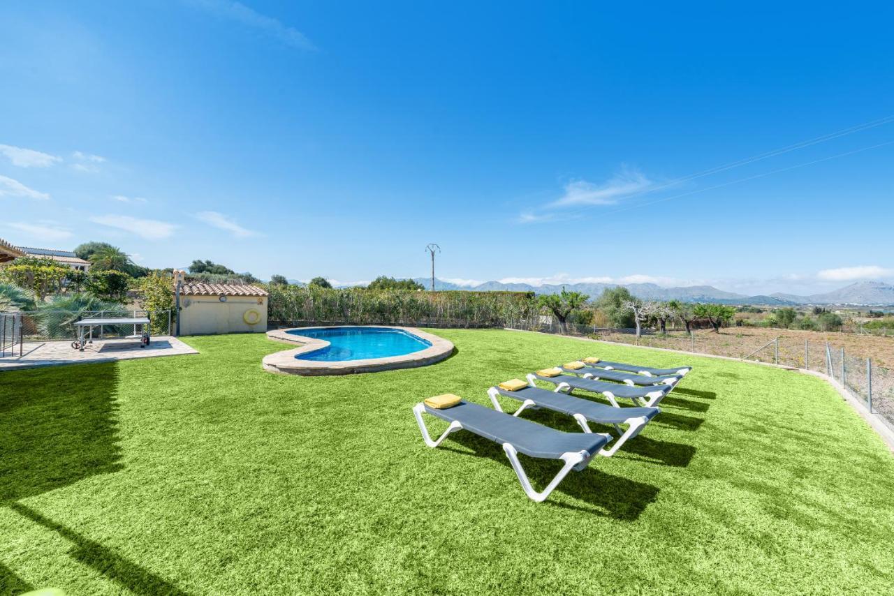 Villa Pou D,Ambroitx, Pool And Sea Views In Alcudia Exterior photo